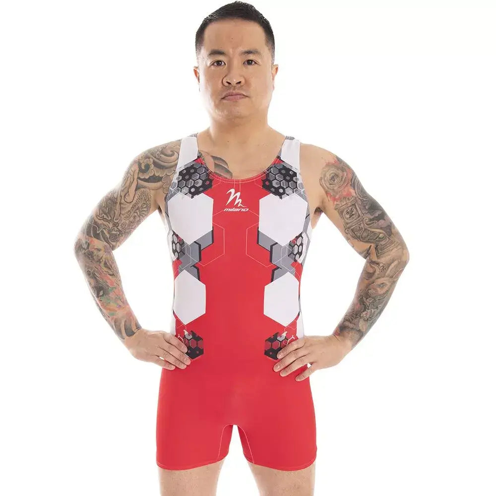 Division Gymnastik Trikot - Red