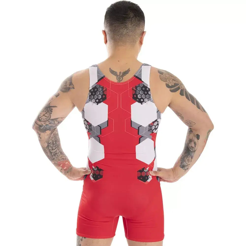 Division Gymnastik Trikot - Red
