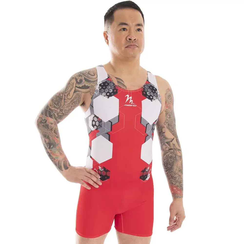 Division Gymnastik Trikot - Red