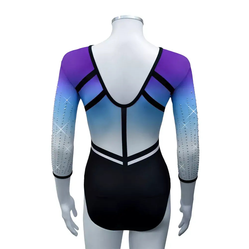 Gymnastikanzug Antheia 3/4 Purple Blue