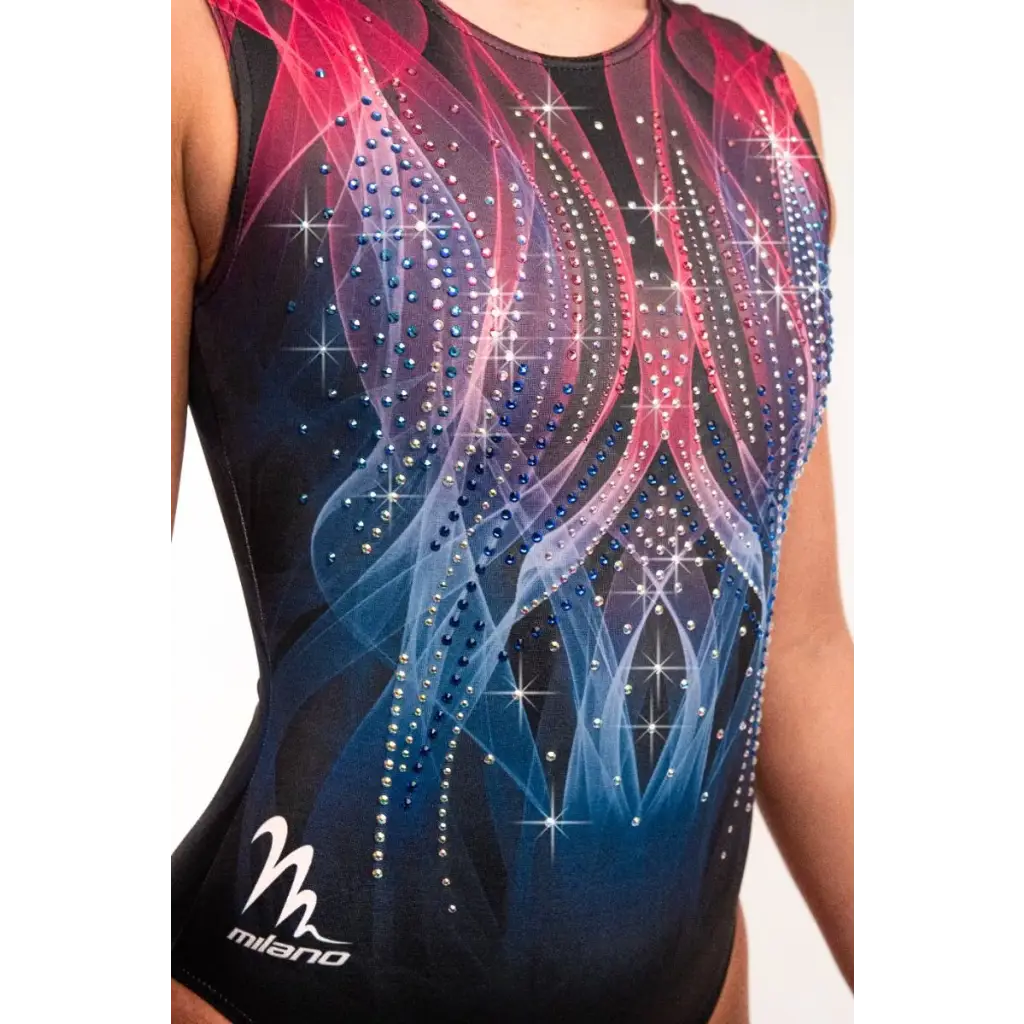 Gymnastikanzug Combustion Pink Purple