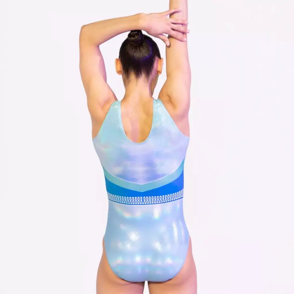 Gymnastikanzug Flourish Blue - Signiture Collection