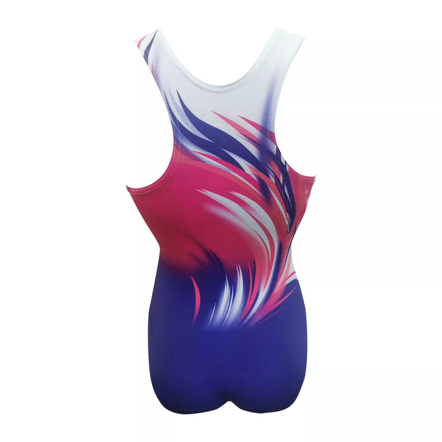 Shine Racer Terug Mouwloos Leotard | Roze